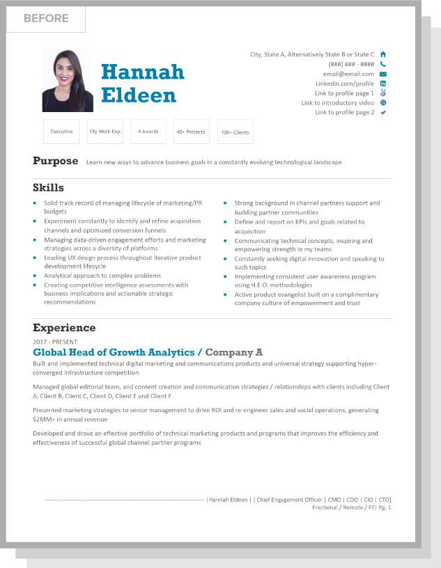 Hannah Eldeen BEFORE Resume