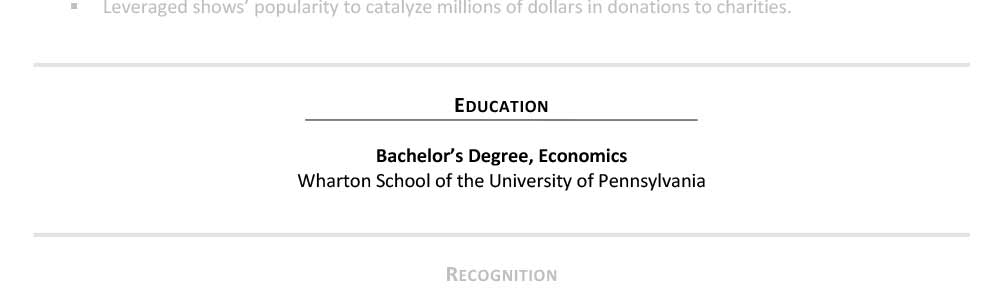 Sample Senior Resume Education Section Hillary Clinton